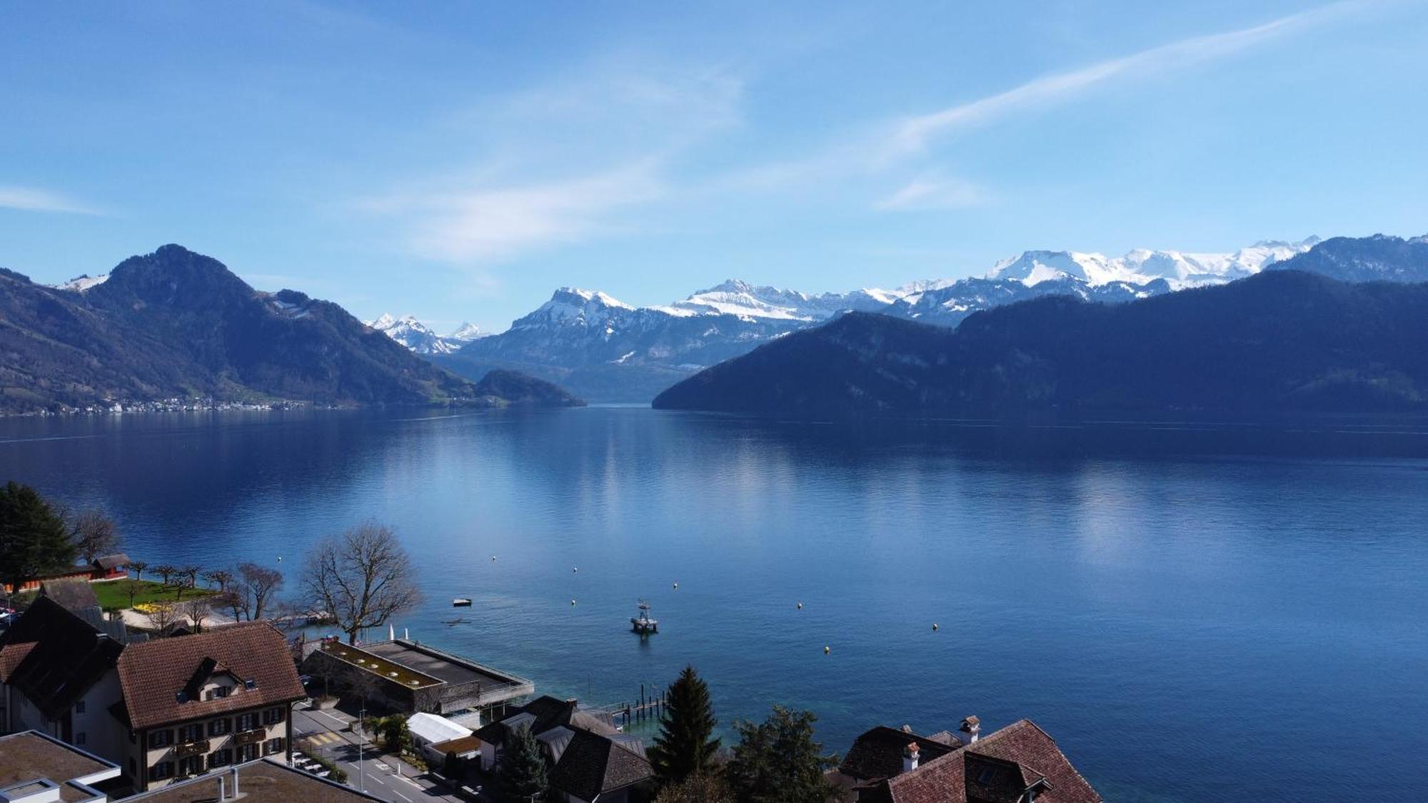 Swiss Paradise Weggis Bagian luar foto